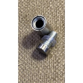 MBS Standoffs 4 Stainless Steel Wall Standoffs - 1" X 1/2"  - Sign, Glass, Acrylic Art Mounts