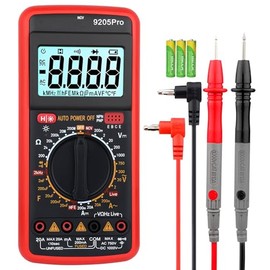 RENDIN Multimetro Digital - Profesional Automático Medidor de Corriente CCCA, Voltaje CCCA, Resistencia, Continuidad, Diodos, Automotriz, Función de  