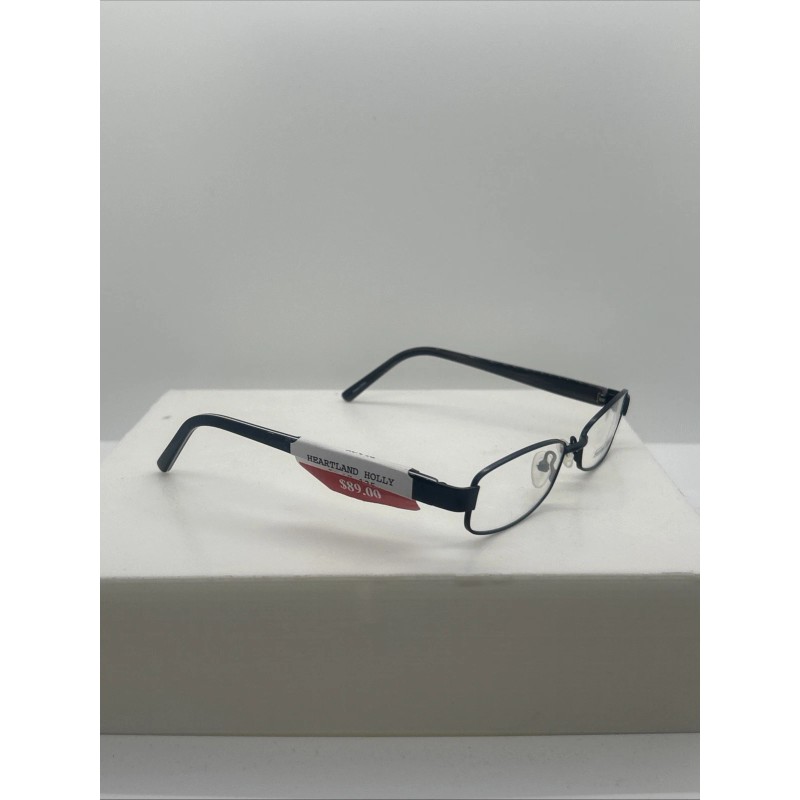 Heartland NEW HEARTLAND HOLLY BLACK EYEGLASSES NO CASE 52/17/135 :