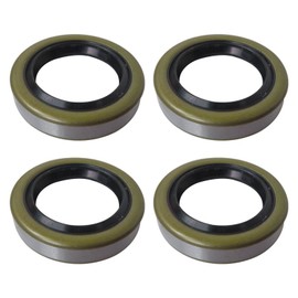 Pack of 4 Trailer Axle Hub Wheel Grease Seal for Dexter 010-019-00 (10-19) Transcom 171255TB National 473336, 3500# E-Z Lube Axle #84 1.719'' X 2.565'' - GRABOTE