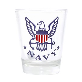 US Navy Logo Shot Glass