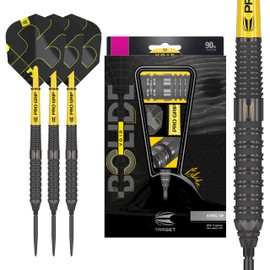 TARGET Darts Bolide Void 02 22G 90% Tungsten Swiss Point Steel Tip Darts Set
