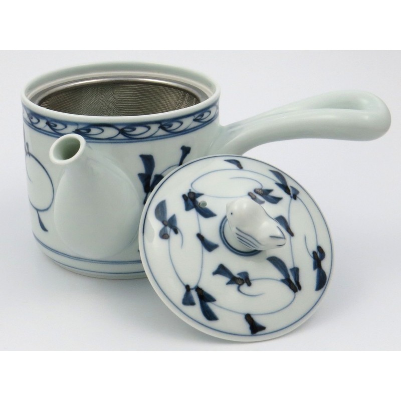 Makoto One Hasami Pottery Fluff Houndstooth Lightweight 急須 Large 地紋