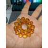 RAYON CITRINE bead bracelet for Men 10mm Stretch 2A+ 7,
