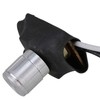 BQLZR 2 Wire Silver Round Rotating Knob Desk Lamp Dimmer