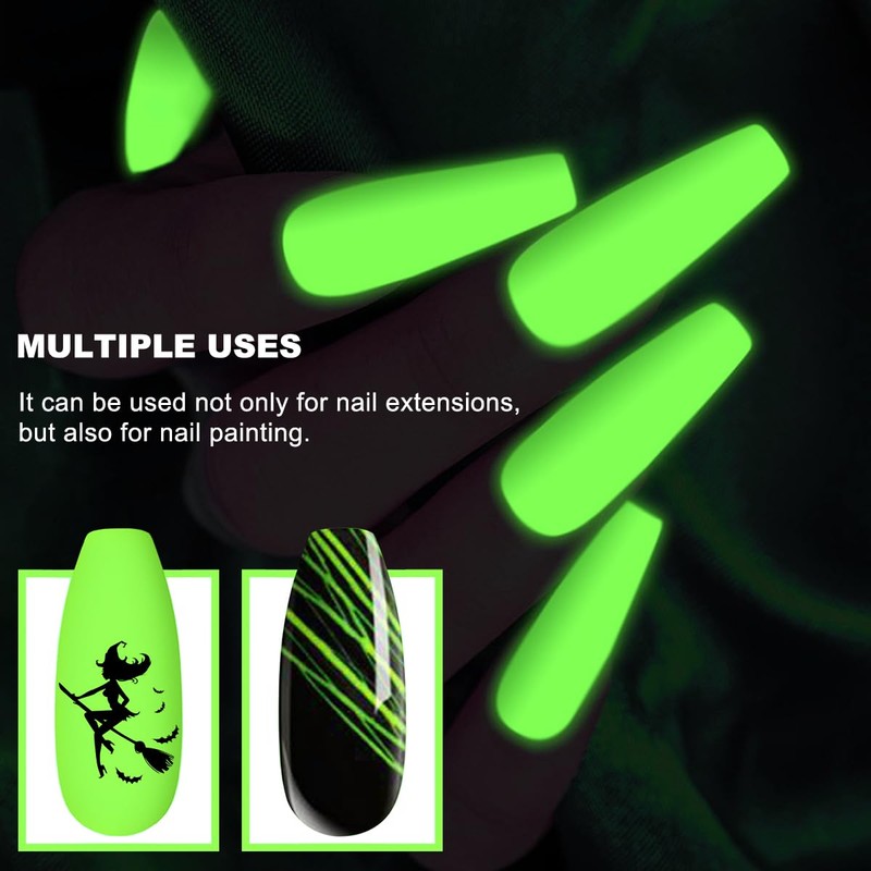 Fokostar Poly Gel Nail Kit Luminous 8 Colors Nail Extension