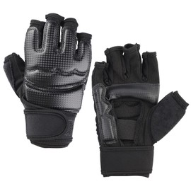 Hwtcjx Boxing Gloves for Children, Junior Sparring Gloves, Boxing Gloves, Children's Boxing Gloves, PU Boxing Gloves, Junior Sparring Gloves, Age Group 6-19 Years, Boxing Training (Black, XS)