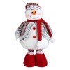 Retractable Standing Snowman Doll Toy Christmas Decoration for Birthday Festival