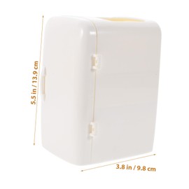 SHOWERORO Cartoon Dinosaur Eggshell Pen Holder Pencil Makeup Brush Holder Pen Storage Basket Makeup Storage Container Crayon Storage Container Desk Pen Cup Dry Erase Holder White Plastic Pp