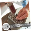 LALAFINA 18holes Doming Block Jewelry Processing Tool for DIY Metal