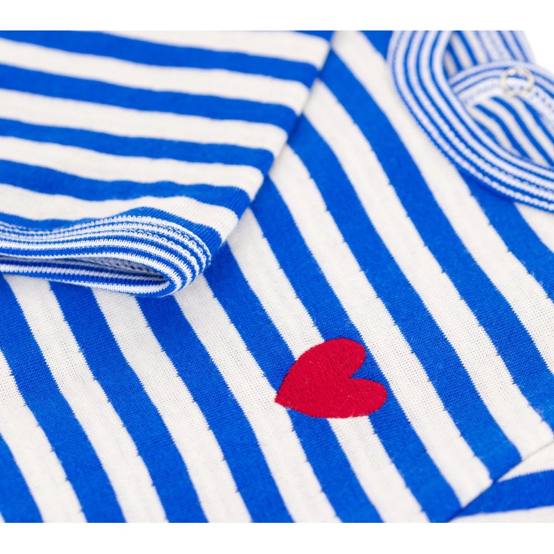 Petit Bateau Baby A0CKO Sleep Well Bridge Back, Perse/Avalanche, 12