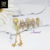 ❗️Limited❗⭐️Star Love Handmade Nail Tips⭐️ - Short straight nose pin