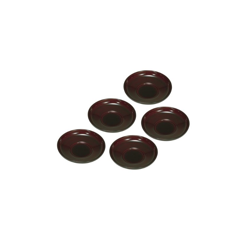 Lacqueryukan 34-038-40 Echizen Lacquer Tamari Daruma Tea, 4.0 Size, Set