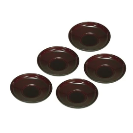 Lacqueryukan 34-038-40 Echizen Lacquer Tamari Daruma Tea, 4.0 Size, Set of 5