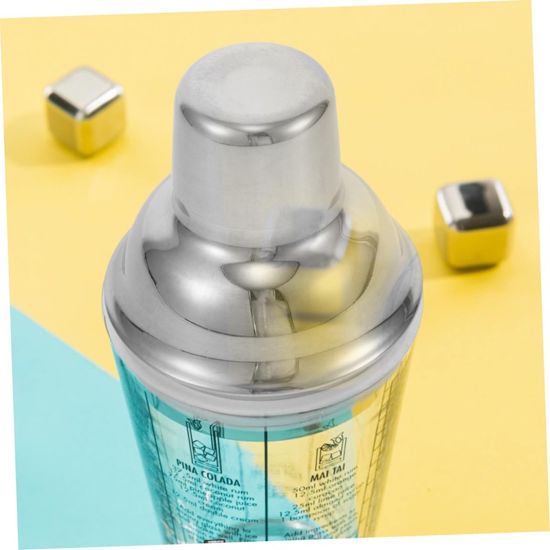 FUNOMOCYA Cocktail Shaker Lid Accessories for Wine Glasses Stainless Steel