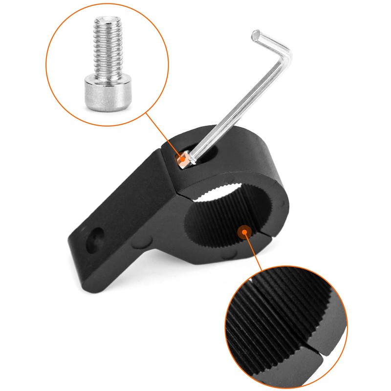 QWORK Universal Work Light Bracket 19-32 mm for Front Protection
