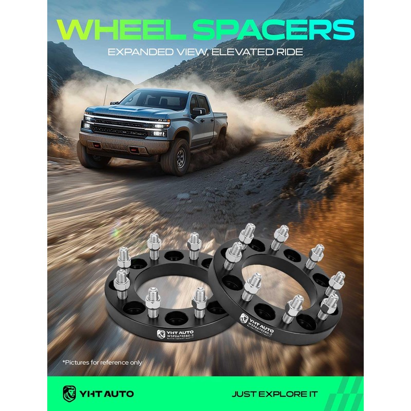 YHTAUTO 8x170mm Wheel Spacers 1 Inch Compatible with Ford F-250