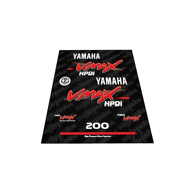 411 Decals Compatible Replacement for Yamaha 200 VMAX Outboard Decal