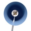 Simple Designs LD1075-BLU 15.28" Sleek Essentials Minimalist Metal Desk Task