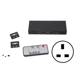 4K Sound Extractor 18Gbps 4Kx2K At 50/60Hz Plug and Play HD Multimedia Interface Sound Splitter 100‑240V UK Plug