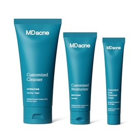 Kit de Tratamiento Facial para Acné en 3 Pasos, Crema de Peróxido de Benzoilo 2.5%, Limpiador de Ácido Salicílico, Hidratante de Niacinamida – Cuidado