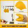 Silicone Shell Pot Holders - Cute Kitchen Gadgets for Funny