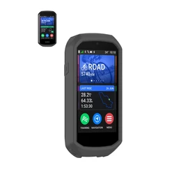 Case for Garmin Edge 1050 GPS Bike Computer, Sillence Material,Shock-Absorbing and Anti Drop Protection Soft Half Shell,Gray.