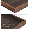 Gurfuy Extra Large Square Ottoman Table Tray 20" - Rustic