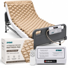 Alternating Air Pressure Mattress Pad for Hospital & Home - Prevention Bed Sores, Ultra-Quiet Pump, Digital Display & Remote Control, Suitable for Bedridden or Limited Mobility Patients