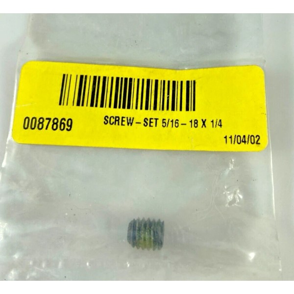 Wacker Neuson OEM Set Screw 5000087869 New