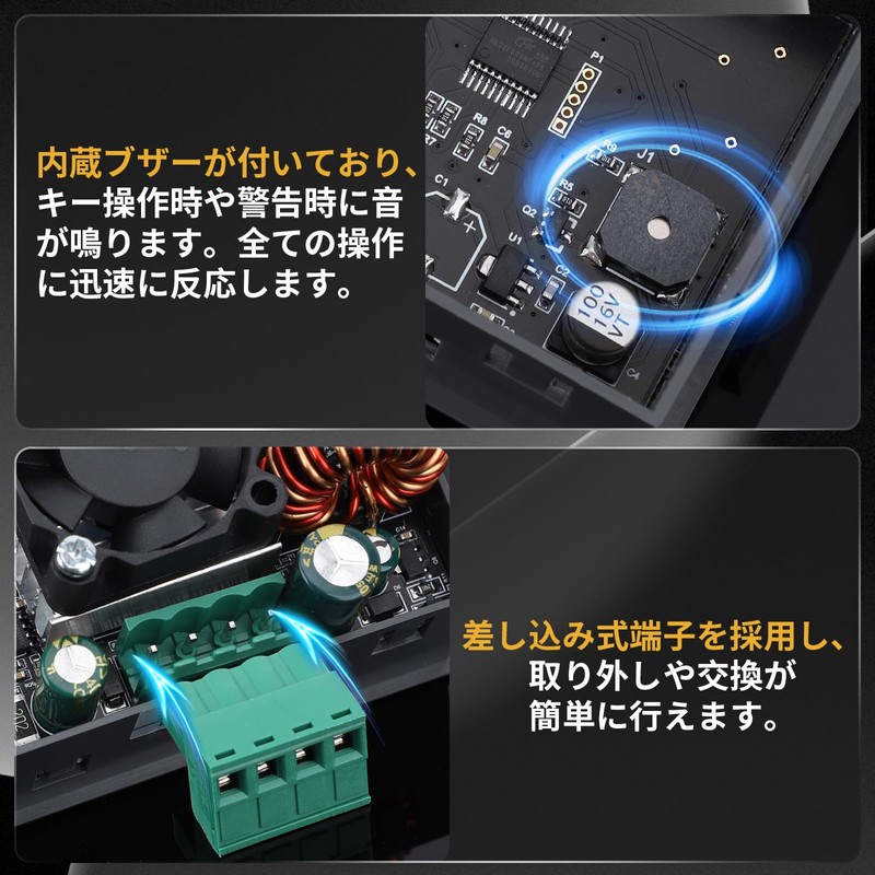 DROK Buck-Boost Converter DC-DC 6-36V to 0.5-36V 0-5A 90W Buck