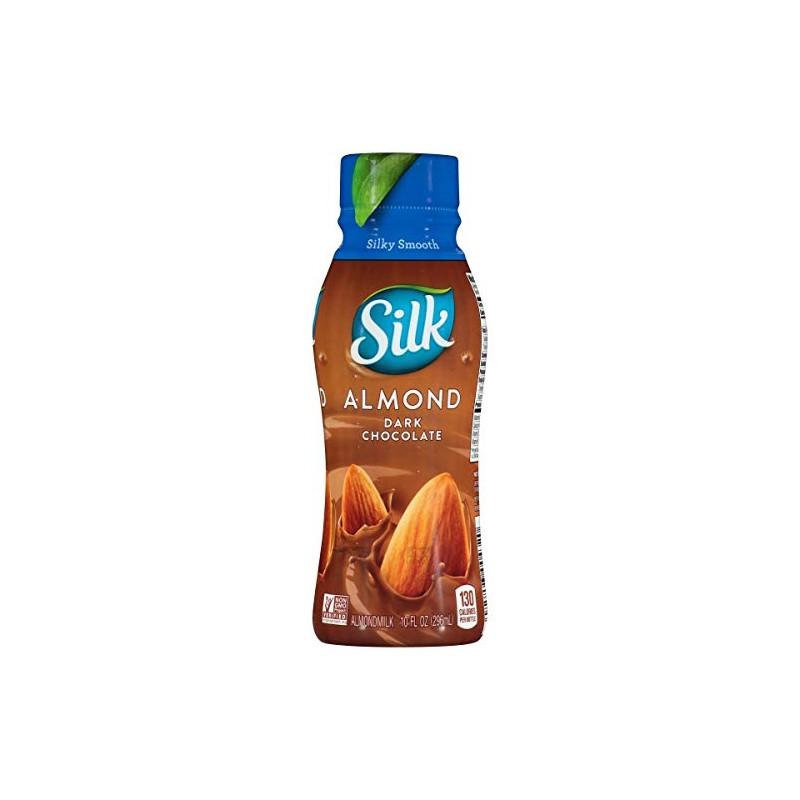 Silk Dark Chocolate Almond Milk, 10 Fluid Ounce Bottle --