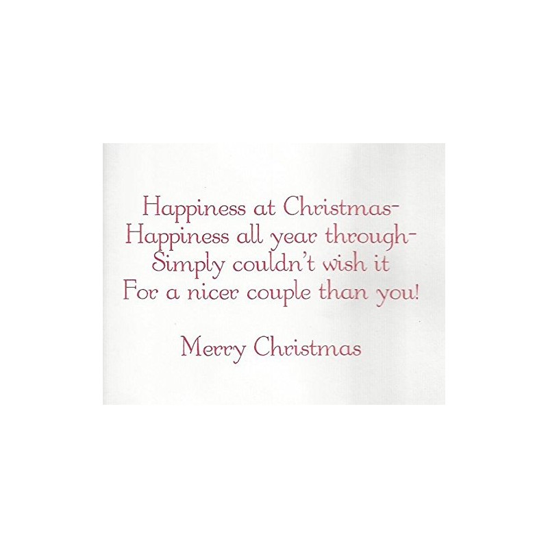 FOR BROTHER & WIFE AT CHRISTMAS (C10)