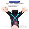 Ankle Brace Support for Sprained Ankle X-shaped Cross-fixing Compression Sleeve