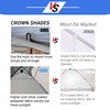 CROWN SHADES SunWall Silver Coated for 12x12 Pop up Canopy