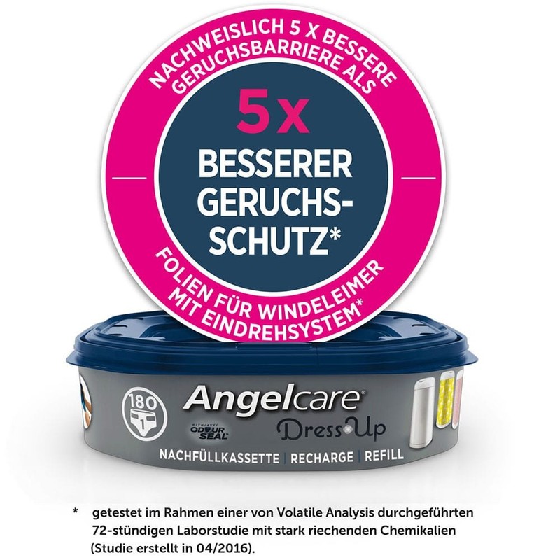 Angelcare Dress-up and Classic XL Nappy Bin Refill AR5001-DE blue