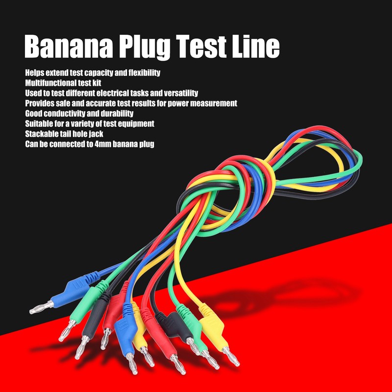 J70054 Double Lantern Banana Plug Test Lead Safe Accurate Durable