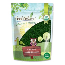 Food To Live Mezcla Polvo Orgánico Algas Spirulina Y Clorela                                                                                          