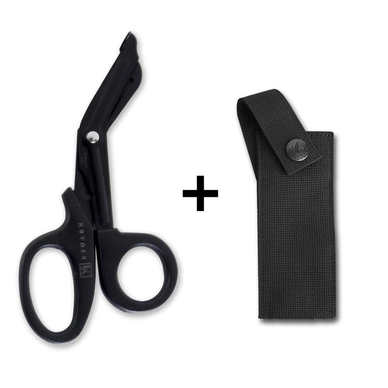 KRYDEX Tactical Medical Shears Pouch Tactical EMT Scissor Sheath MOLLE