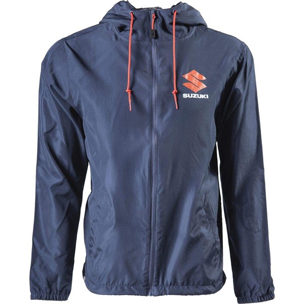 Factory Effex Unisex-Adult Windbreaker (Navy, LG)