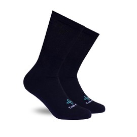 Diabetín || 6pack Calcetines para Caballero de Algodón Peinado. 6 Pares. Calcetines de hombre. Calcetines de Algodón. (Varios Colores). (MX/US, Numérica, 25, 29, Regular, Regular, Marino)