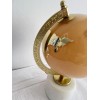 Globe NWT Glass Globe On Marble Alabaster Stand Mirrored Gold
