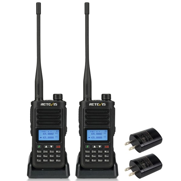 Retevis RA89 Ham Radio Handheld, 10W Dual Band Two Way