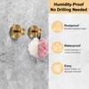 Suction Cup Hooks for Shower, No-Drill Heavy-Duty Hooks for Bathroom,