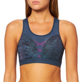 Triumph Women's Triaction Seamless Motion N Sports Bra, Multicolour (Green-Dark Combination M010), 30A (Size: X-Small)