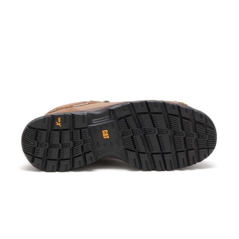 Cat Footwear Men's Diagnostic Hi St Work Boot, Dark Beige,