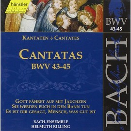 Edition Bachakademie Vol. 15 (Geistliche Kantaten BWV 43-45)
