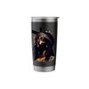Black Jesus Cross African Christ Religious Stainless Steel Insulated Tumbler