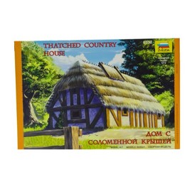 Zvezda 500788532 - 1:72 Medieval House with Thatched Roof