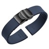ULLCHRO Fluororubber Watch Strap - Fast Release Cut-to-Size 18mm 19mm